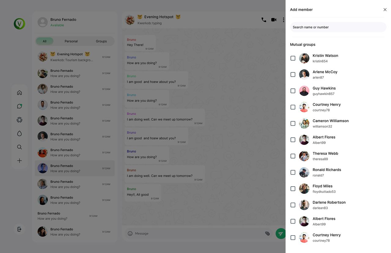 Voizzit chat — emoji picker