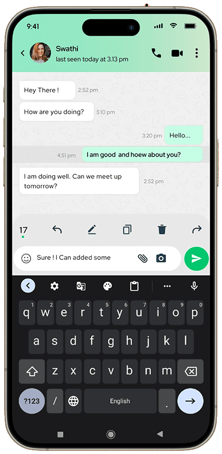 Voizzit chat — chat with keyboard