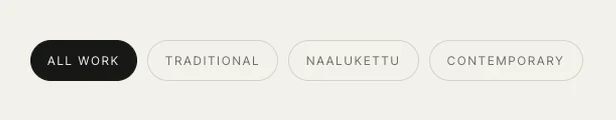 Project filters: All work, Traditional, Naalukettu and Contemporary