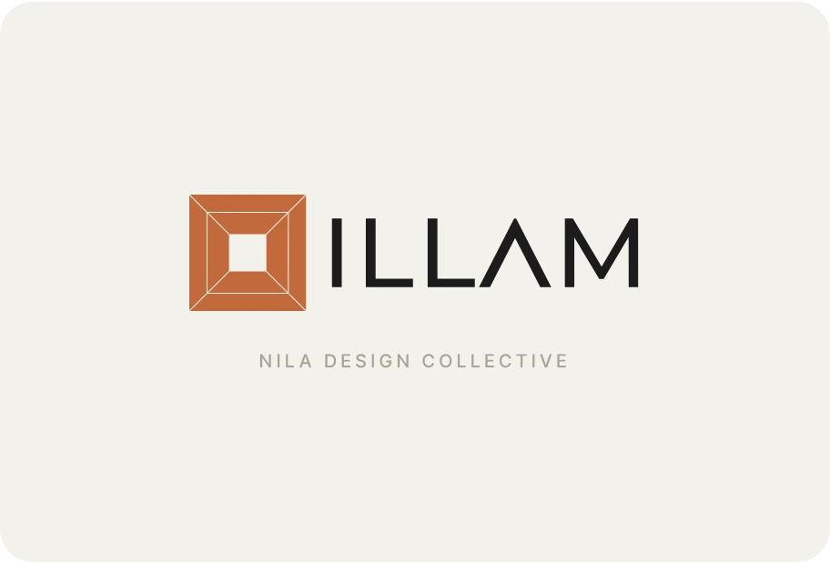 ILLAM logo: a terracotta square courtyard mark beside the ILLAM wordmark